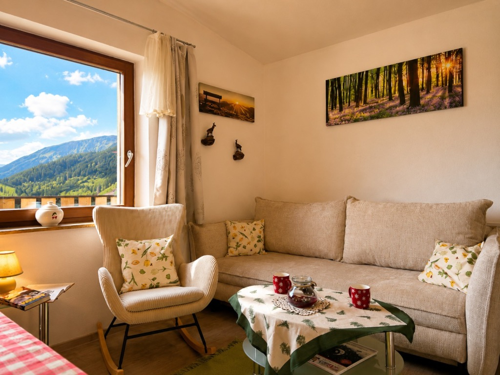 Ferienhaus Sternenblick in der Obersteiermark  ... ankommen im gem�tlichen Wohnzimmer 